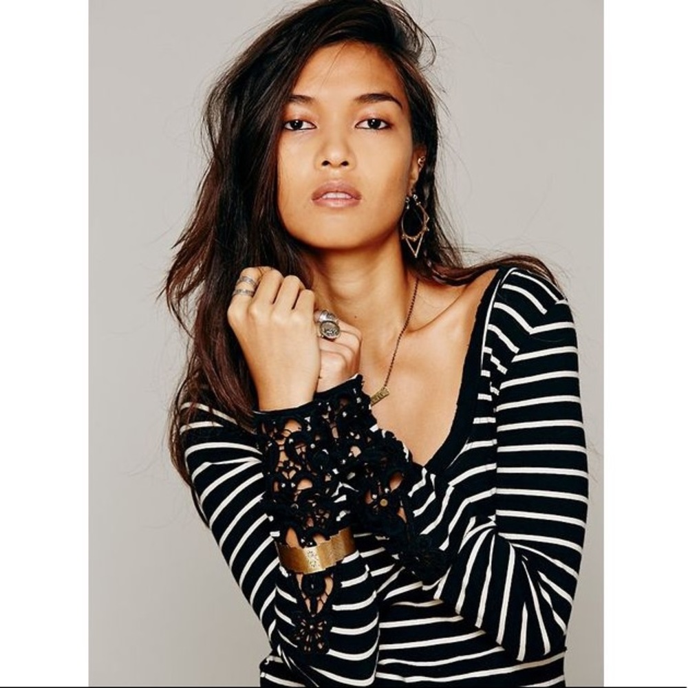 Free People Thermal Lace Cuff